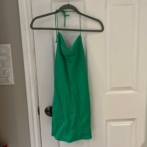 Satin Effect Halter Top